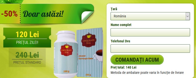Chocolate Slim Comanda
